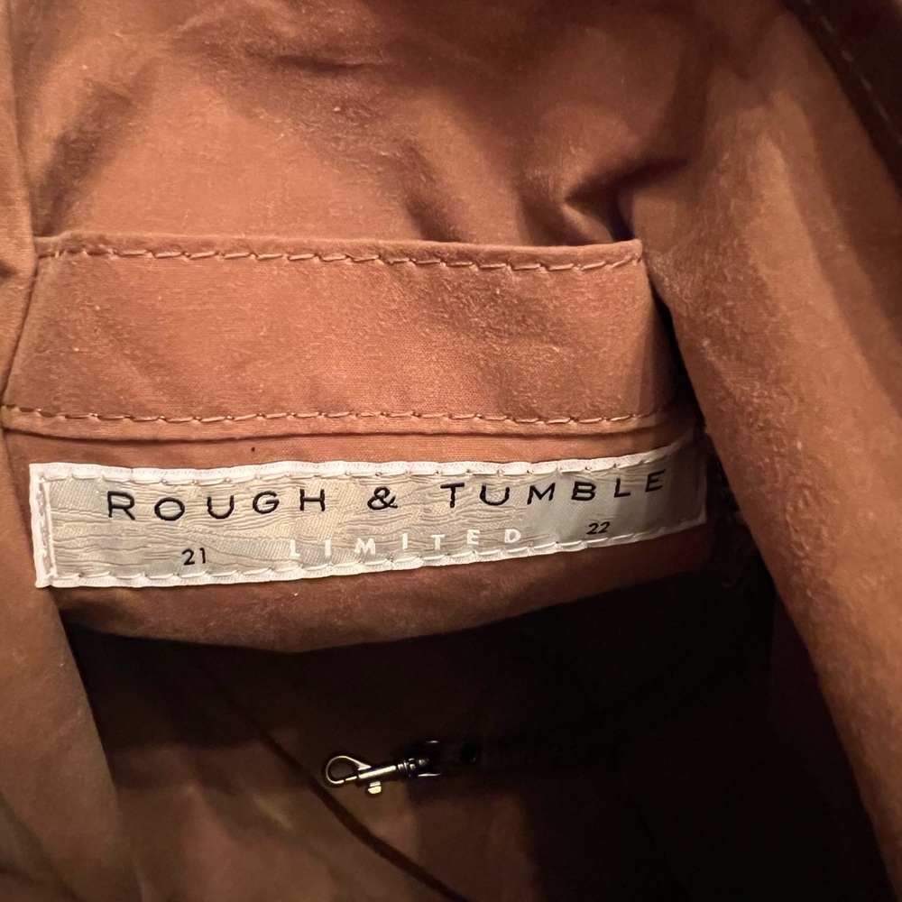 Rough & Tumble Brown Leather Backpack, very clean and well taken care of